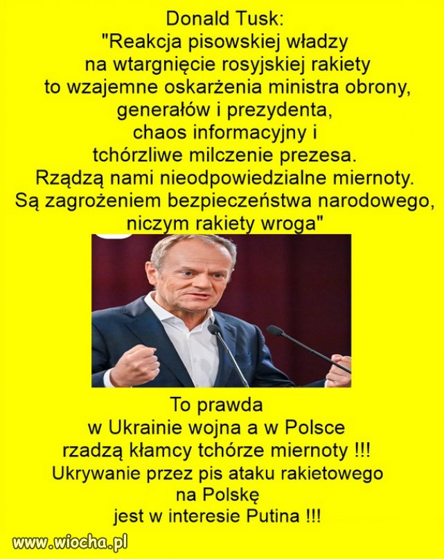 PiS zrobil z Polski "Dom Wariatow", gdzie glupota jest cnota!