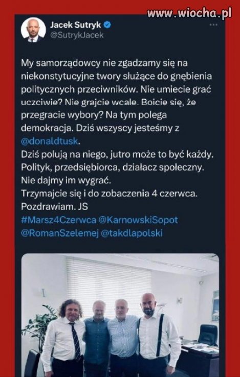 Prezydent Wrocławia na twardo o PiS...