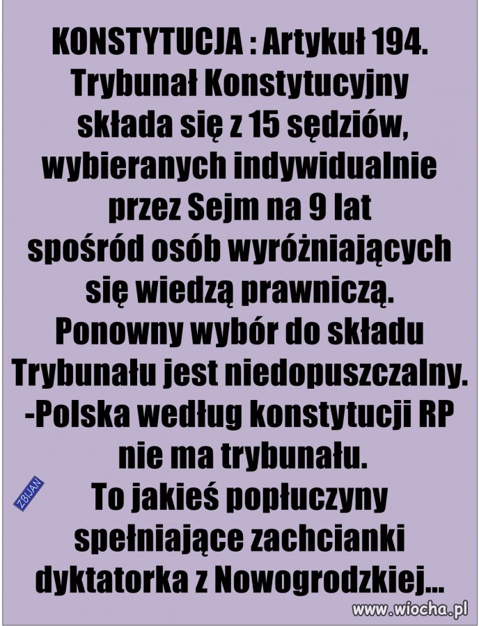 Dla tych, co nie czytali, albo zapomnieli