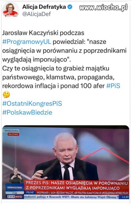 Od "sukcesów" PiSu już głowa boli, po oglądaniu propagandy!