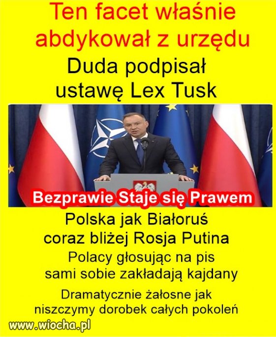 Zeszmacił się do reszty kapciowy Kaczyńskiego!