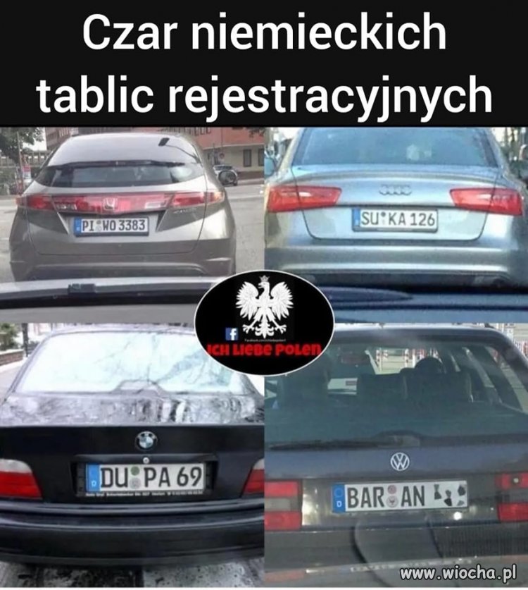 Tablice u Niemca 