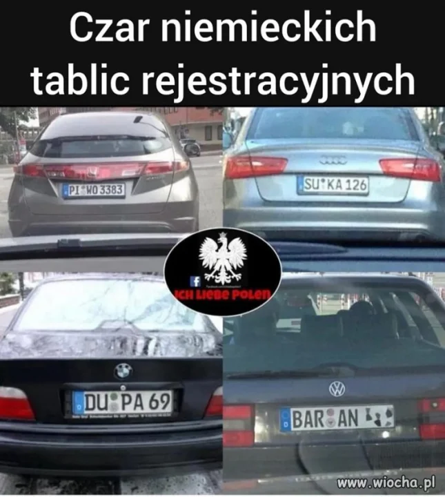 Tablice u Niemca 