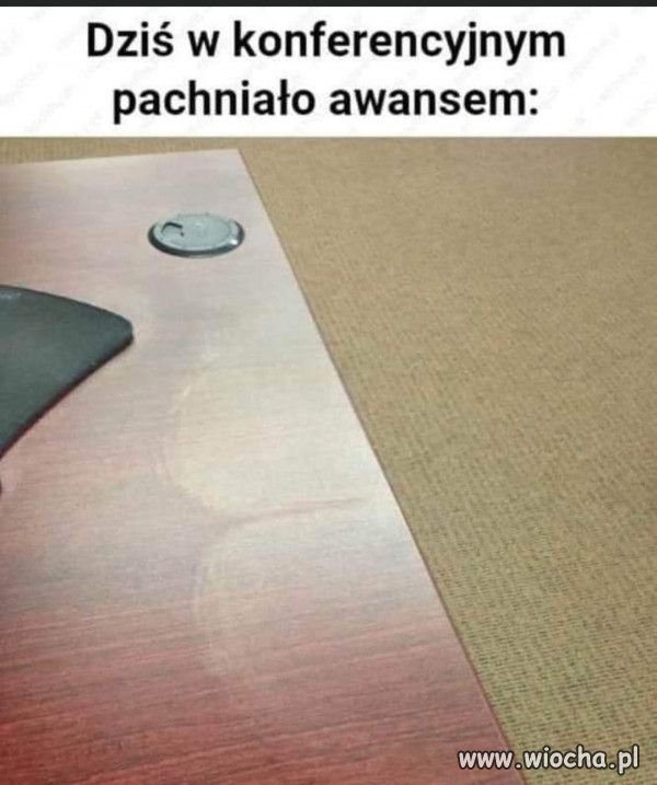 Zapach awansu.
