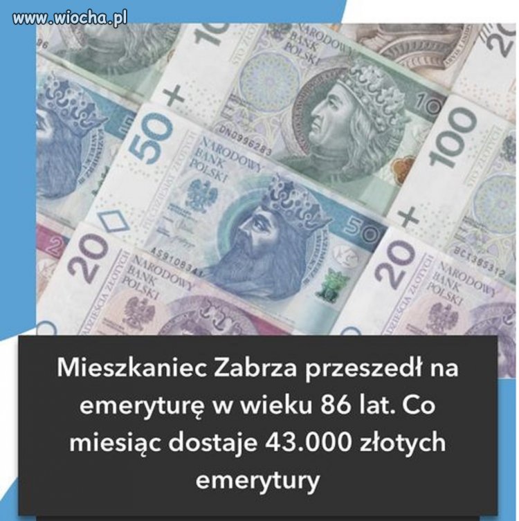 Przez niego wiek emerytalny