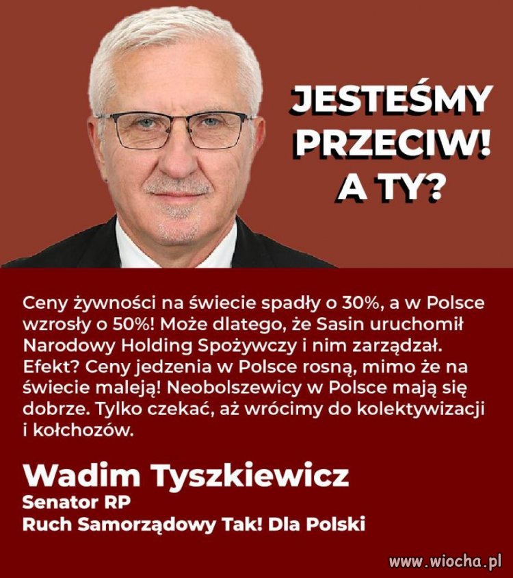 Przecież bijemy im brawa za prowadzenie naszej gospodarki, za nasze zadłużenie