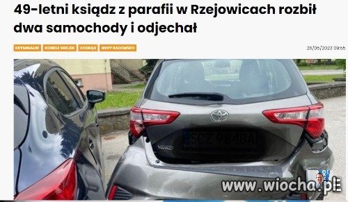 No odjechał,