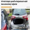 No odjechał,