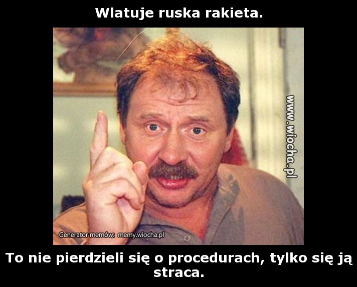 Wlatuje ruska rakieta.