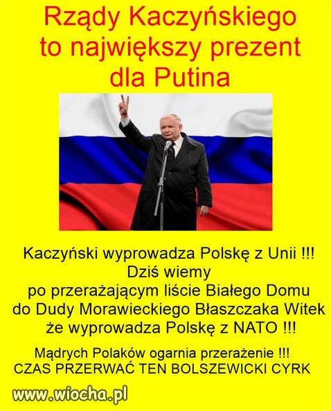 PiS to piata koluma Putina w UE, razem z Wegrami!