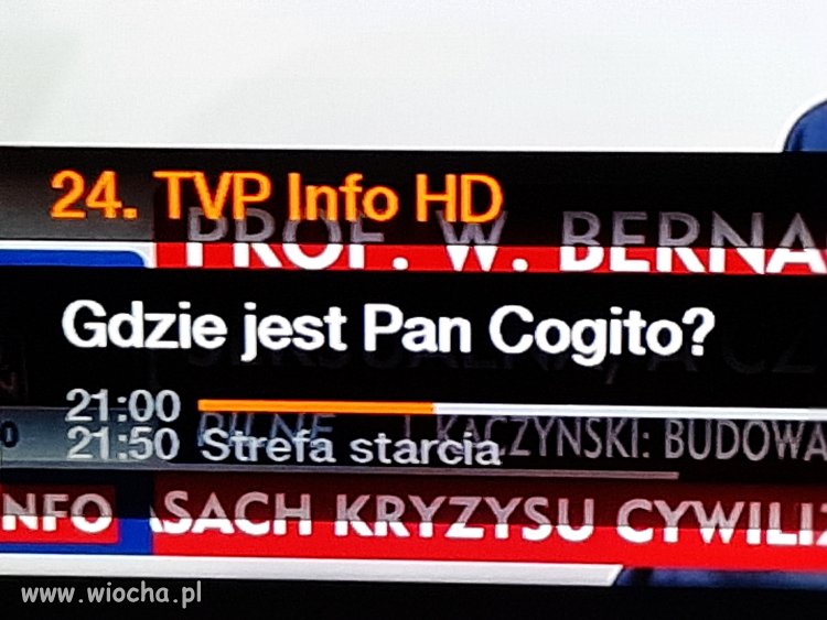 Napewno nie na ICH kanałach.