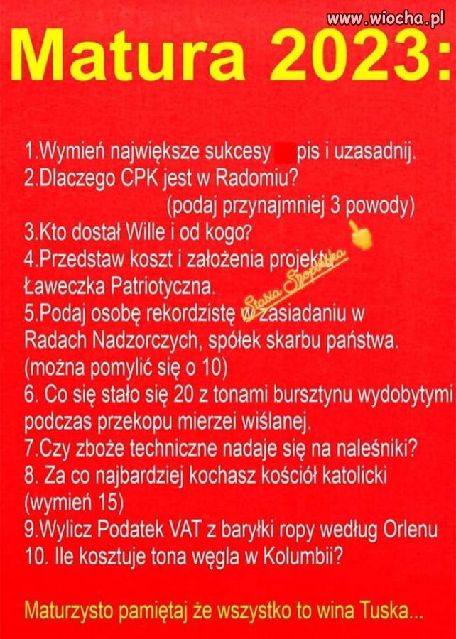 Matura  2023