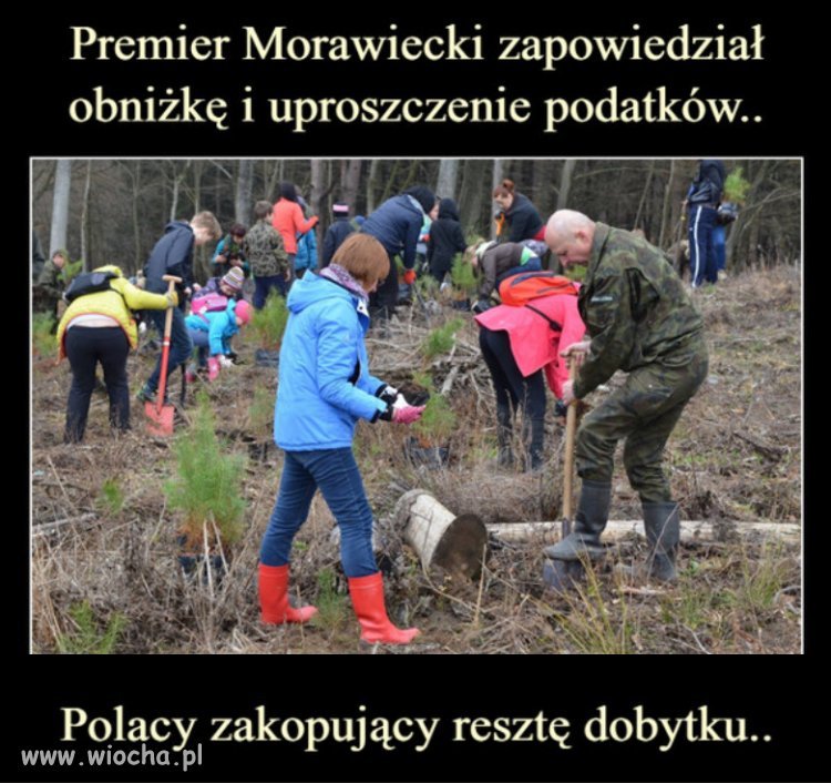 Ratuj sie kto moze, przed klamstwami Morawieckiego