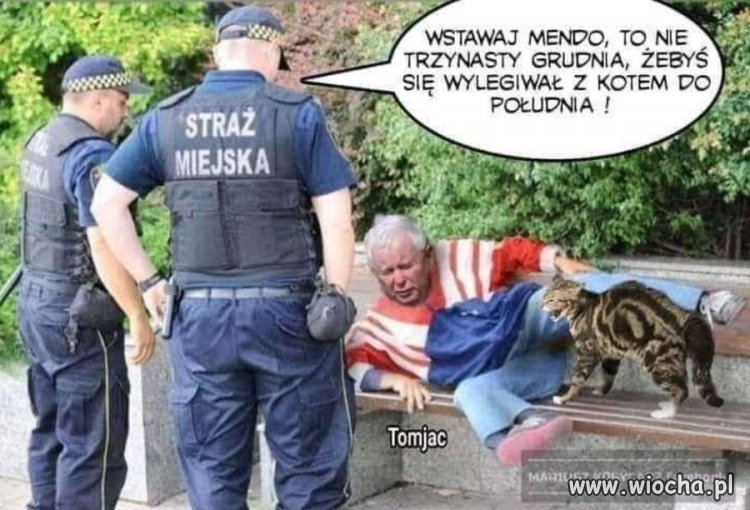 Łachudro, ławka nie jest do spania