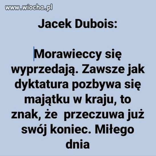 Ratuj sie kto moze w PiSie i swoj majatek! Oni juz wiedza!