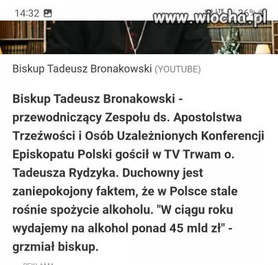 I zamiast tego, to na tacę dać? Nic z tego,