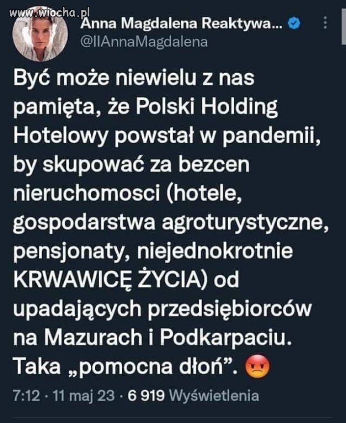 Taka pomocna dłoń PiSu...