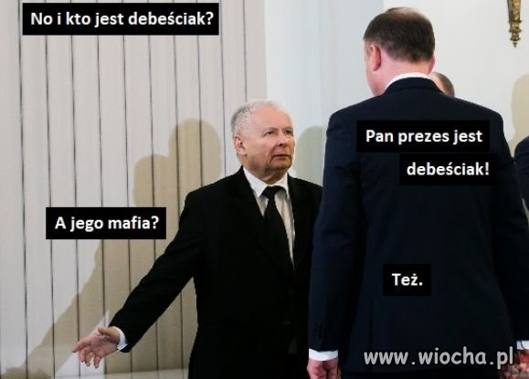 Pełnym zdaniem Duduś.