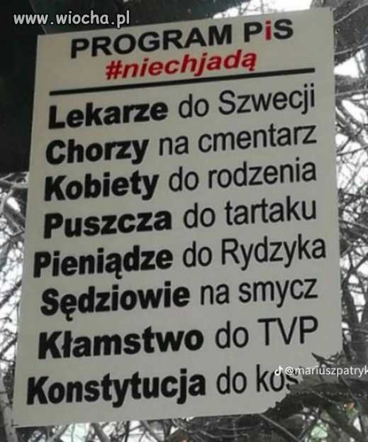 Nowy program wyborczy PiSu, na kolejna kadencje...