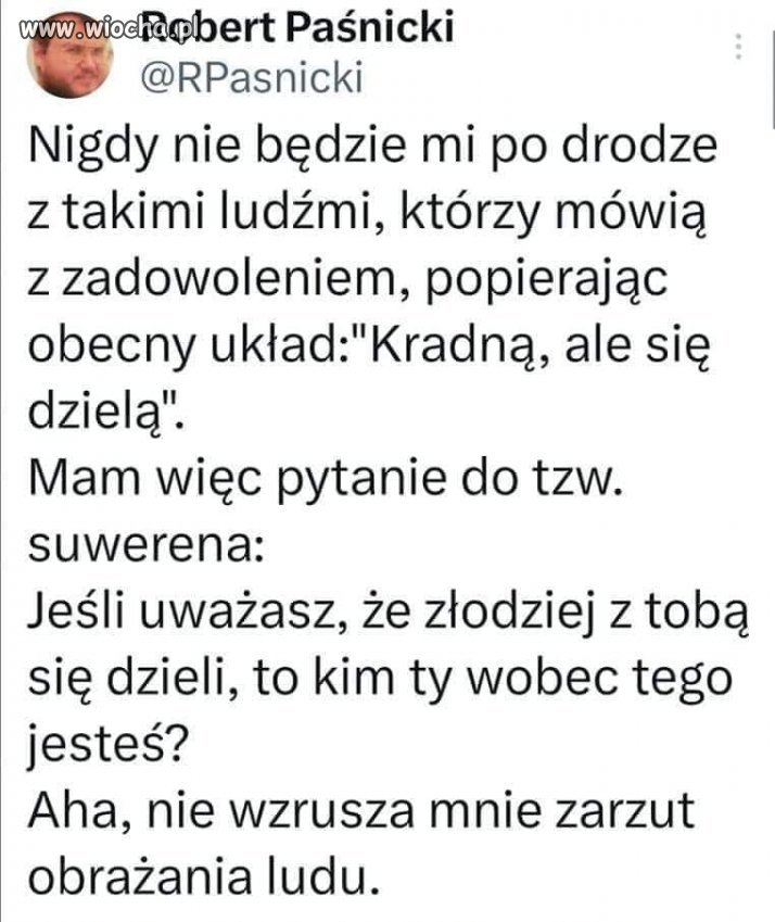 Jest takie określenie prawnicze: