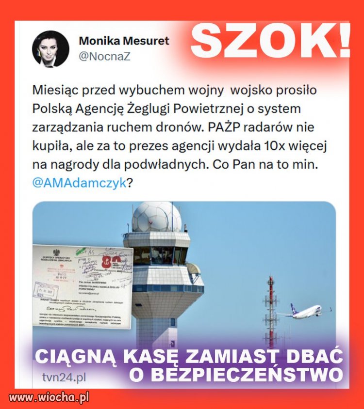 Kasa dla swoich ważniejsza od naszego bezpieczeństwa