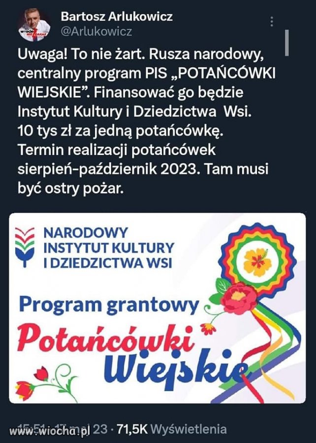 Przed wyborami tance i woda za darmo…!!!
