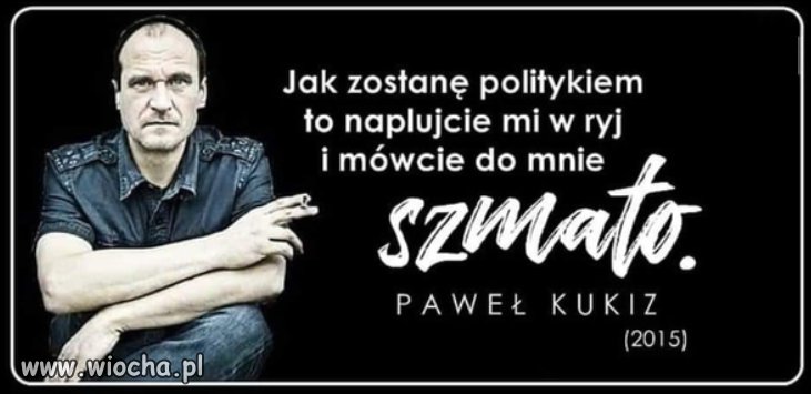 Paweł Kukiz ''jedynką'' na liście pis w Opolu.