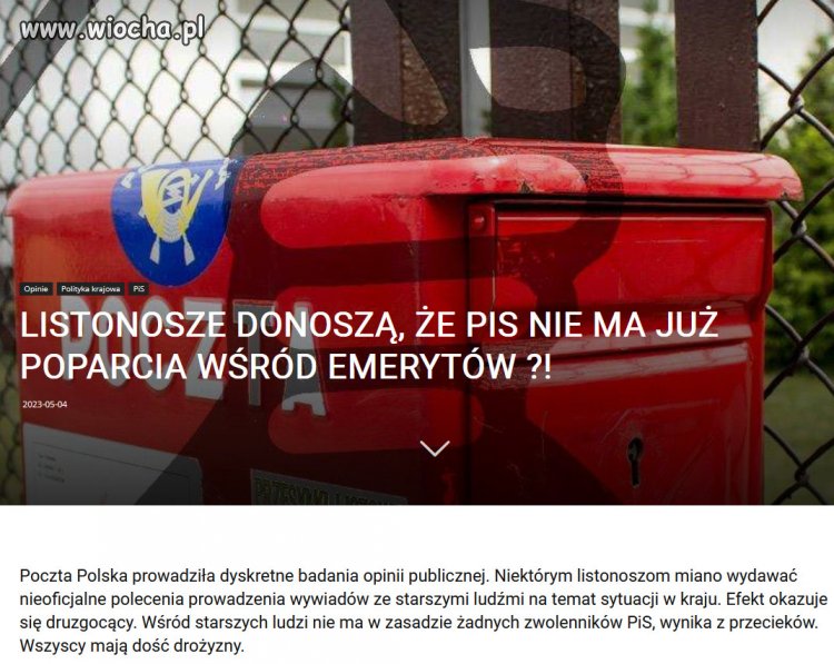 I tak właśnie kończy się arogancja władzy – PiS!