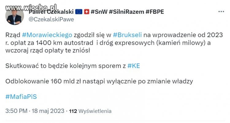 To jakaś schizofrenia polityczna   