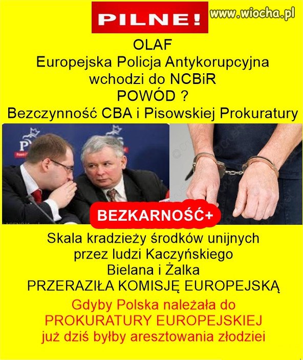 Jest nadzieja że złodzieje PiSu, poniosą karę...