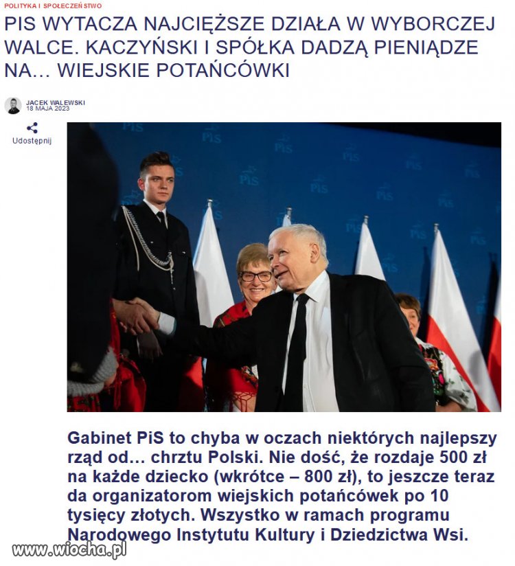 Rząd rozda kolejne pieniądze na wiejskie potańcówki