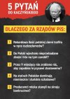 Proste pytania opozycji, do PiSu...