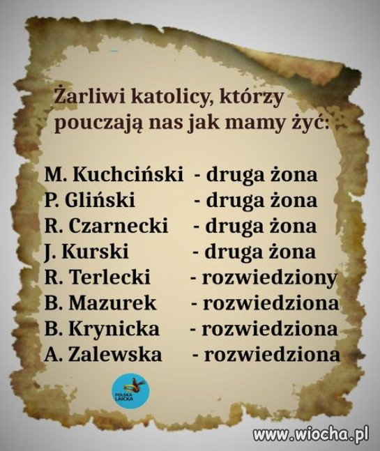 Jak to było z tymi "Chrzescijańskimi Wartościami" PiSu?