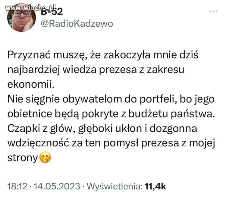 Mówił do swoich wyborców