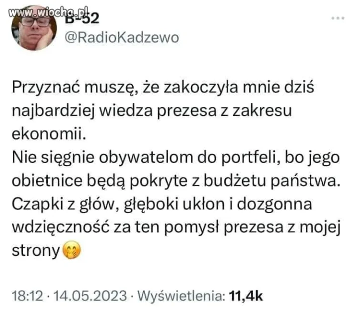 Mówił do swoich wyborców