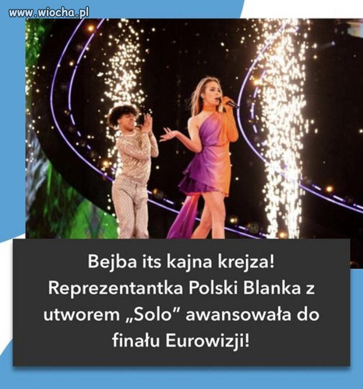 Kto oglądał Eurowizje ten wie, a kto nie, to informuję.