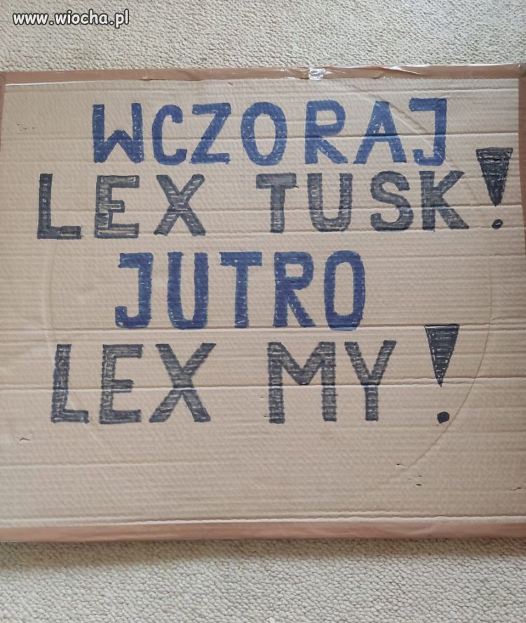 Lecz Tusk to jest lex społeczeństwo - 