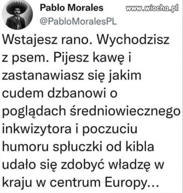 Elektorat wybrał WUCA na własne podobieństwo...