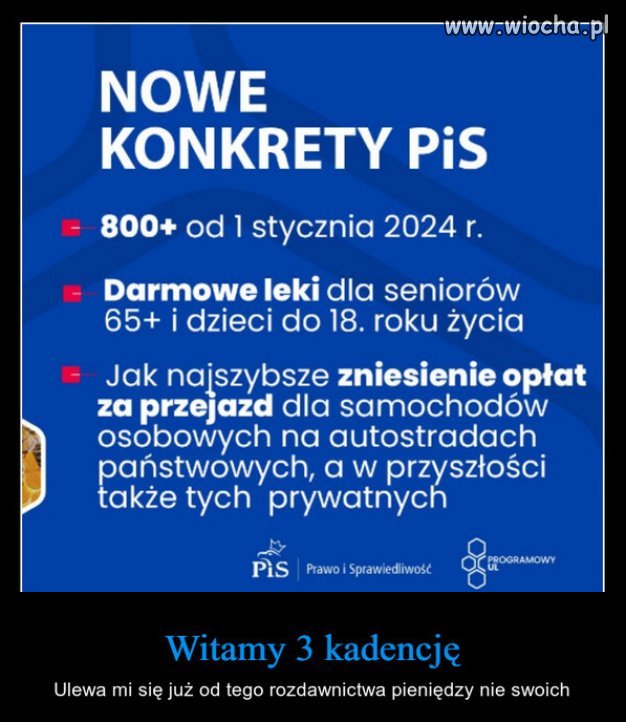 Dlaczego przez 8 lat, nie wpadli na te obiecanki cacanki?