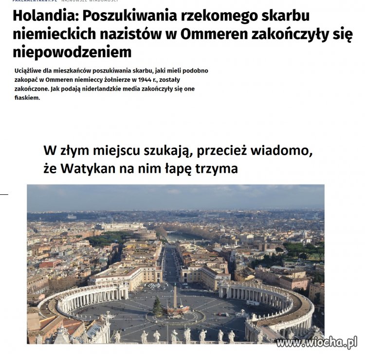 Złoty pociąg...to cecha kleru