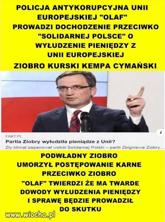 Brawo, ścigać te kreatury! UE to nie prokuratura Ziobry