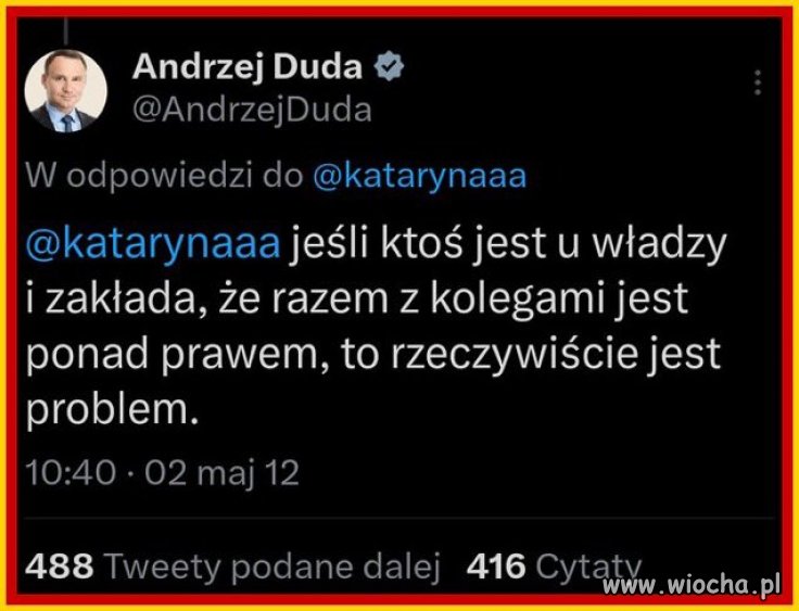 Kilka razy mu się udało coś z sensem napisać. 