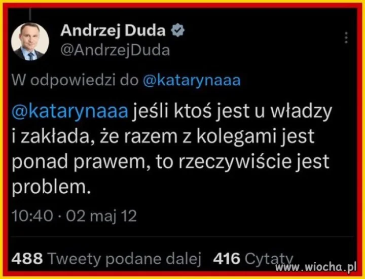 Kilka razy mu się udało coś z sensem napisać. 