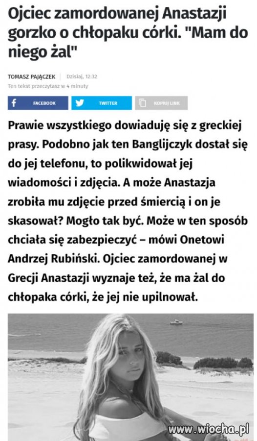 Współczuję rodzinie.