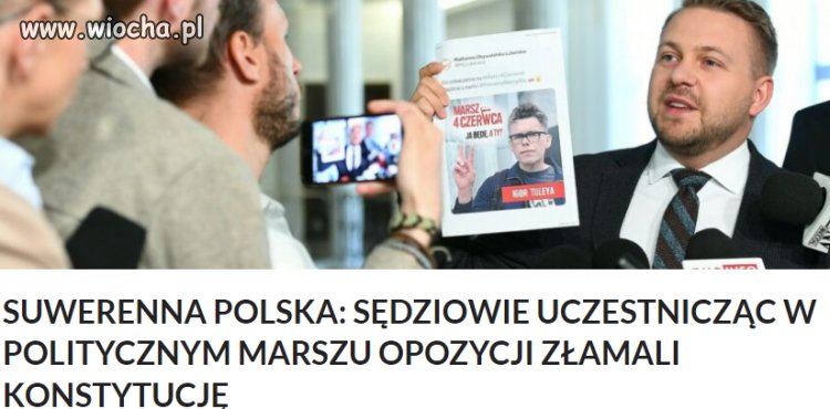 Wydrukował plakat i chciał zabłysnąć