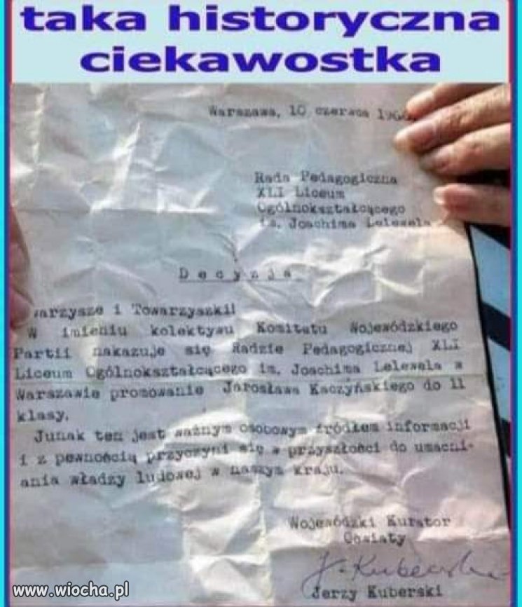 No i się sprawdził ha, ha, ha... towarzysze i towarzyszki.
