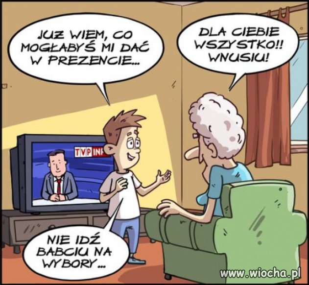 Prezent dla wnuka od babci...