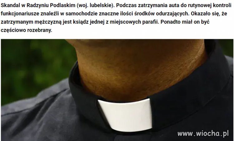 Nie ma tygodnia bez afery z gościem w koloratce