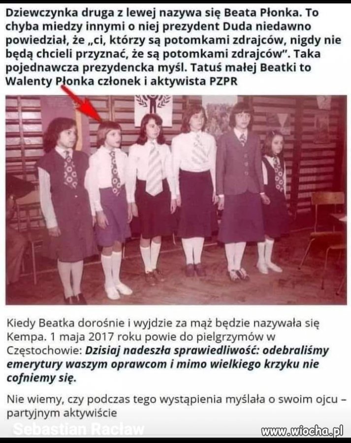 Potomkowie zdrajców nigdy nie 