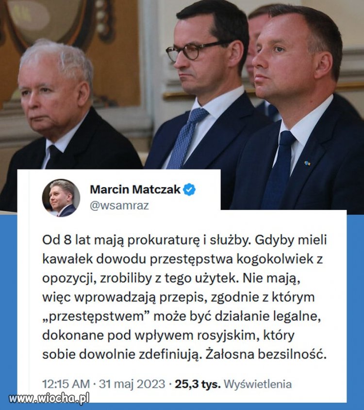 Dzierżyński zaciera ręce. Spełniają się jego marzenia.